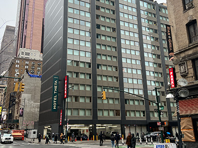 Manhattan Budget Hotels NYC Cheap Travel Vacation Stay Kimpton Theta New York - Times Square